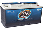 XS Power 12V Bci Group 49 AGM Battery, Max Amps 4,000A, Ca: 1075 Ah: 80, 3000W and 4000W - D4900 - image 1