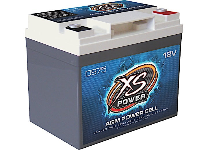 XS Power 12V AGM Battery, Max Amps 2,100A, Ca: 525, Ah: 35, 1000W and 2000 W - D975 - image 1