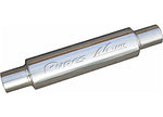 Pypes Performance Exhaust M-80 2.5" Round Stnls 2.5 in Stainless Steel Round Muffler with Center (C) Inlet and Center (C) Outlet - MVR200S - image 1