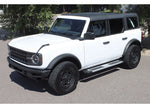 Raptor Series 4-Door 6 in Running Boards Steps Brushed Aluminum for 2021-2026 Ford Bronco, Silver - 1703-0388 - image 1