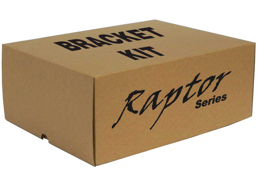 Raptor Series 2010-2022 4Runner Slide Track Series Bracket Kits Black E-Coated (Bracket Kit Only) - RB-0402-BK - image 1