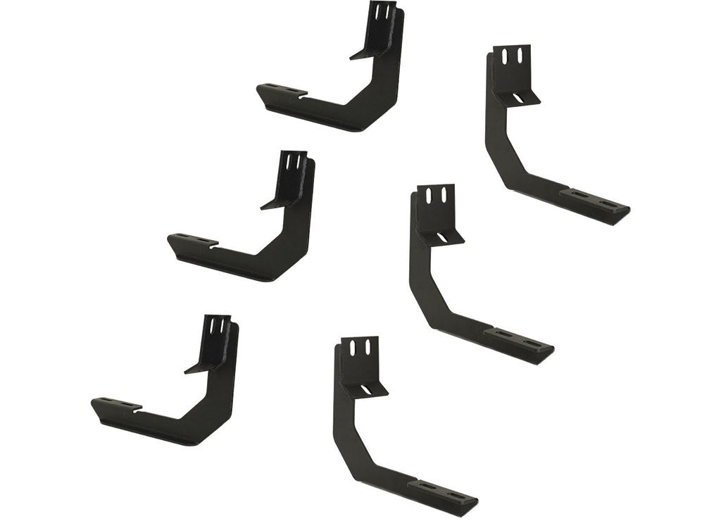 Raptor Series 2004-2024 TITAN Extended, King and Crew Cab Step Bars Mount Kit - RB-0700-BK - image 1