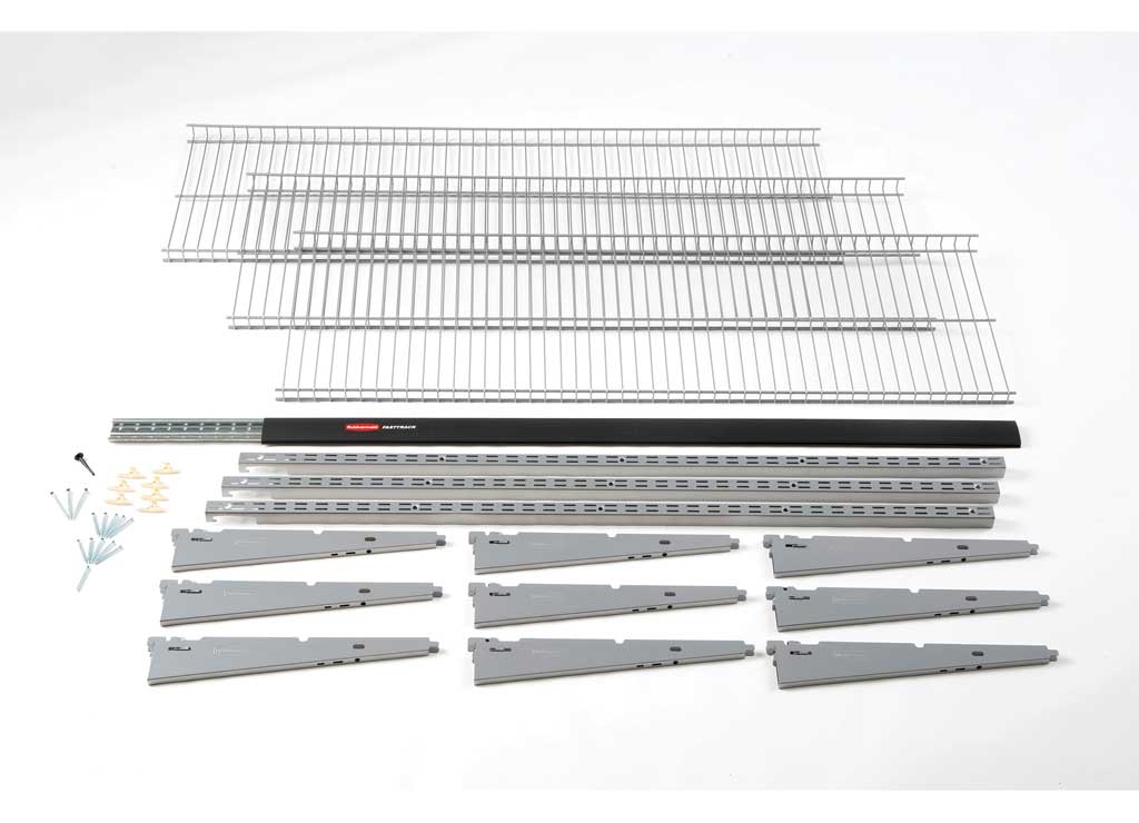 Rubbermaid FastTrack 48" Rail Garage Shelf Kit - 2064666 - image 1