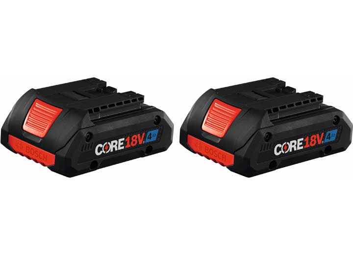 Bosch Tools Professional CORE18V 4 Ah Advanced Power Batteries 2-Pack - GBA18V40-2PK - image 1