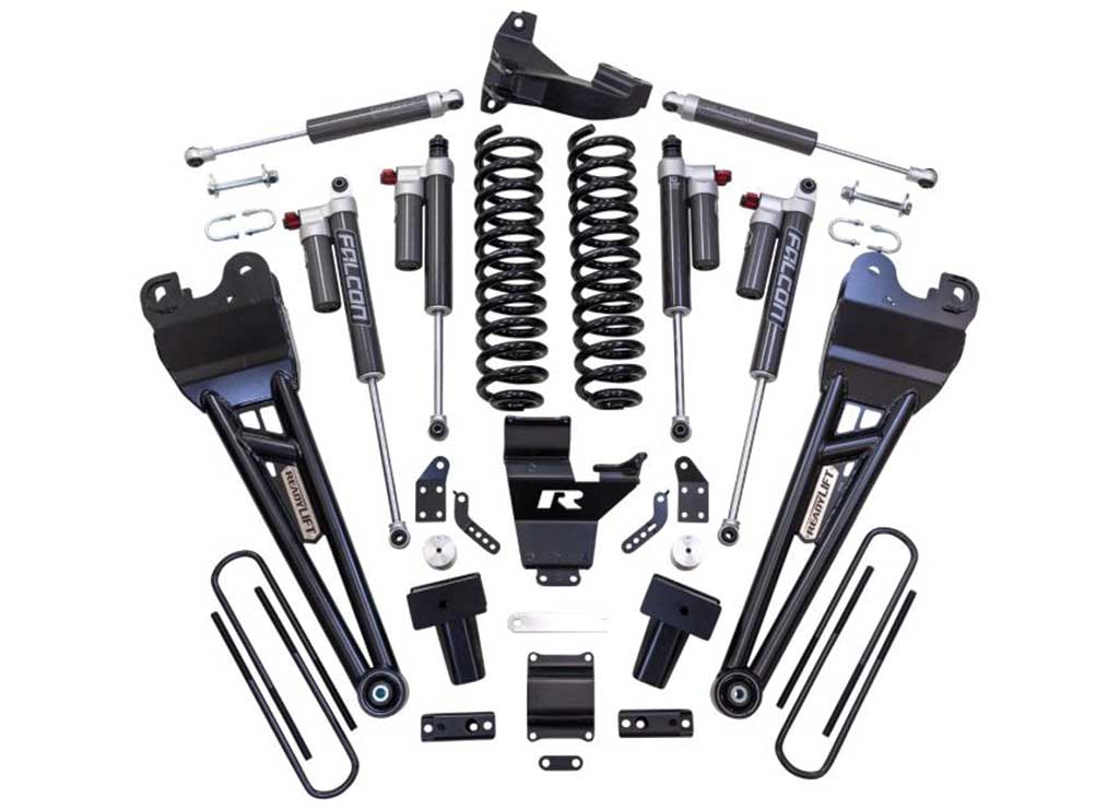 ReadyLIFT 2023-2024 Ford F-250/F-350 4WD 4 in Coil Spring Suspension System with Falcon Max 3.3 Shocks - 43-23440 - image 1