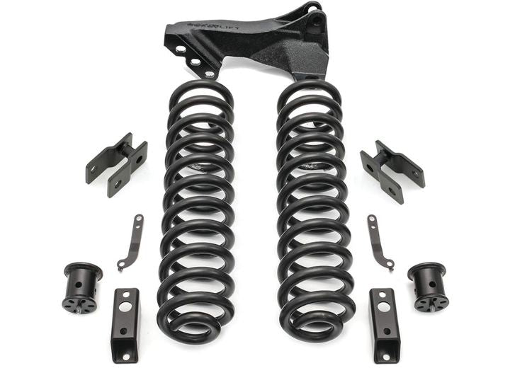 ReadyLIFT 2.5 in Coil Spring Front Lift Kit With Front Shock Extended And Track Bar Bracket 2011-2019 F-250, F-350 Diesel 4WD - 46-2728 - image 1