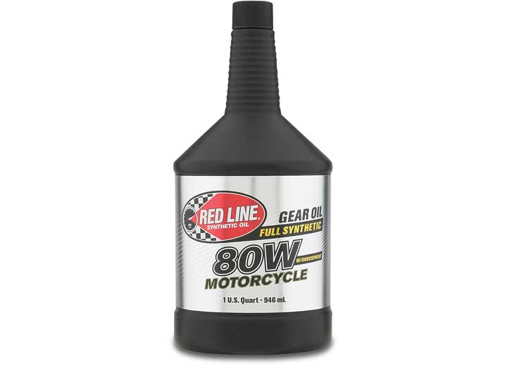 Red Line Oil 80W Motorcycle Gear Oil Synthetic With Shockproof, 1 Quart - 42704 - image 1