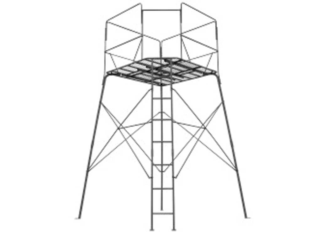 Rivers Edge Treestands 12 ft Shooting Platform - RE402T - image 1
