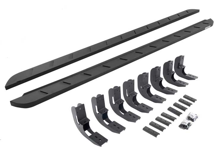 Go Rhino 2019-2026 Silverado/Sierra Crew Cab 87 in RB10 Slim Line Running Boards Complete Set - 63404887SPC - image 1