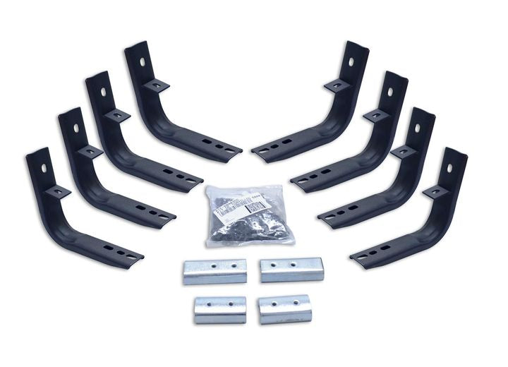 Go Rhino 2015-2026 Colorado/Canyon Crew Cab Brackets For OE Xtreme Cab Length Sidesteps Black - 6840355 - image 1