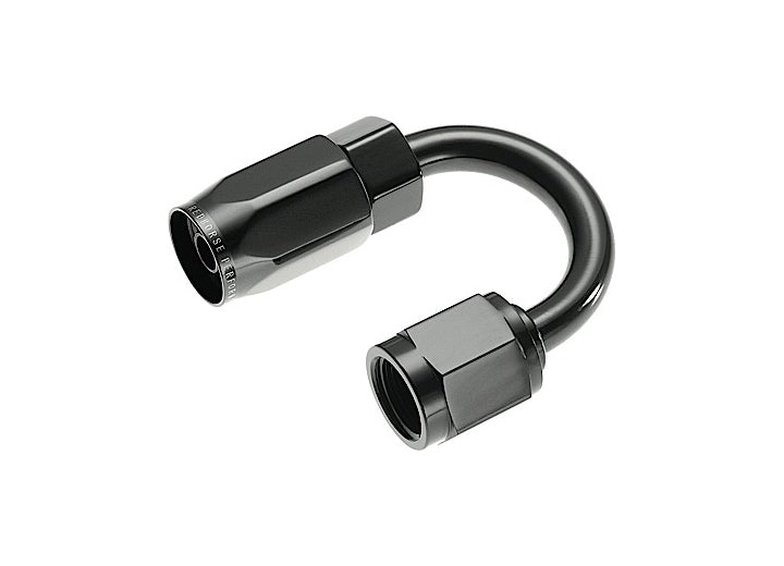 Redhorse Performance 06 180 Degree Female Aluminum Hose End, Black - 1180-06-2 - image 1
