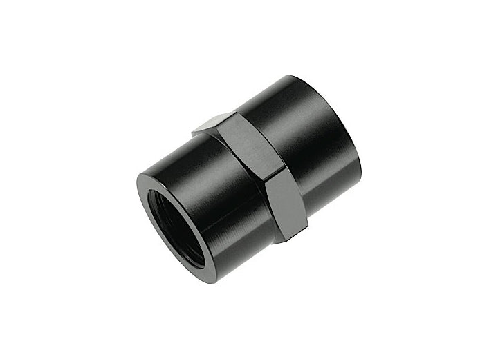Redhorse Performance 02 (1/8") NPT Female Pipe Coupler, Black Fitting - 910-02-2 - image 1