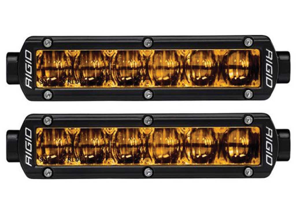 Rigid Industries Sr-Series Pro DOT/SAE J583 6 Inch Fog Light Selective Yellow Surface Mount - 906704 - image 1