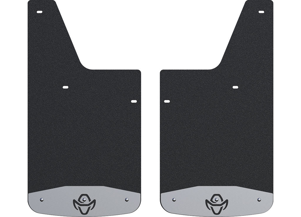 Ranch Hand 2009-2010 Ram 1500, 2500 and 3500 Front 12 in X 23 in Rubber Mud Guards, Black - 250932RH - image 1