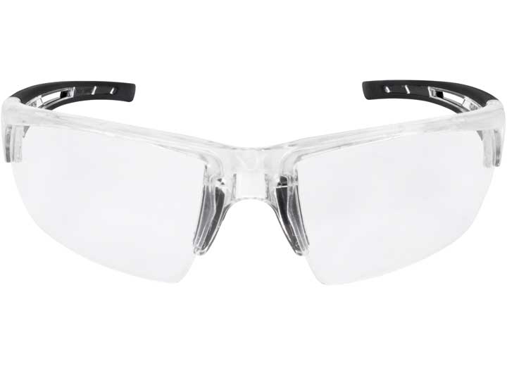 Radians DPG100 Crosscut Retail Protective Eyewear, Translucent Frame, Clear Lens, Clear - DPG100T-1C - image 1