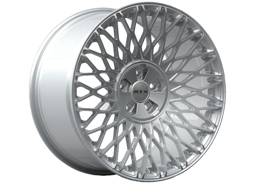 RTX Wheels ET40 18x8 5x114.3 +40 mm Offset 5x108 with 114.3 ET40 CB73.1 Hyper Silver Wheel with 73.1 mm Center Bore - 083403 - image 1