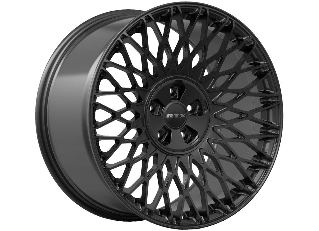 RTX Wheels ET40 18x8 5x114.3 +40 mm Offset 5x112 with 114.3 ET40 CB73.1 Gloss Black Wheel with 73.1 mm Center Bore - 083410 - image 1