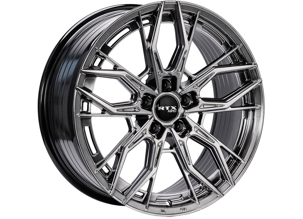 RTX Wheels ET40 18x8 5x114.3 +40 mm Offset ET40 CB73.1 Hyper Black Wheel with 73.1 mm Center Bore - 083480 - image 1