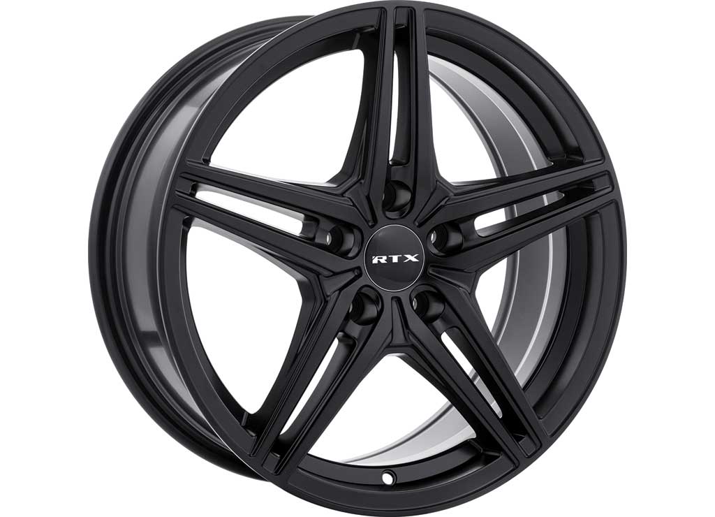RTX Wheels ET38 15x6.5 4x100 +38 mm Offset ET38 CB73.1 Satin Black Wheel with 73.1 mm Center Bore - 082036 - image 1