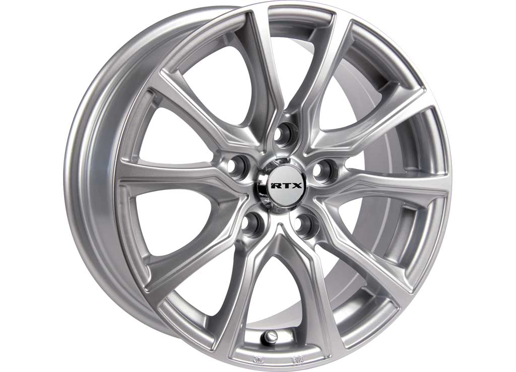 RTX Wheels ET40 17x7.5 5x114.3 +40 mm Offset ET40 CB73.1 Silver Wheel with 73.1 mm Center Bore - 081398 - image 1