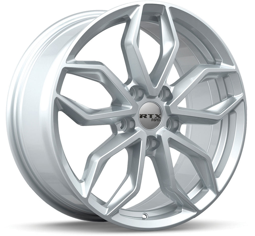 RTX Wheels ET40 19x7.5 5x114.3 +40 mm Offset ET40 CB73.1 Hyper Silver Wheel with 73.1 mm Center Bore - 083429 - image 1