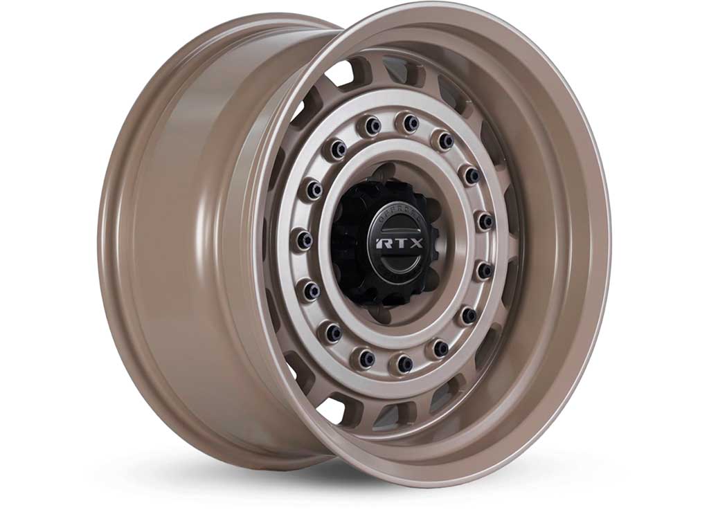 RTX Wheels CB71 17x9 5x127 15 mm Offset ET-15 CB71.5 Desert Sand Wheel with 71.5 mm Center Bore - 083447 - image 1