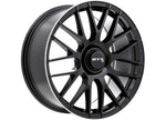 RTX Wheels ET38 19x8.5 5x112 +38 mm Offset ET38 CB66.6 Gloss Black Machined Lip Wheel with 66.6 mm Center Bore - 083184 - image 1