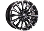 RTX Wheels ET42 17x7.5 5x114.3 +42 mm Offset ET42 CB73.1 Gloss Black Machined Wheel with 73.1 mm Center Bore - 081672 - image 1