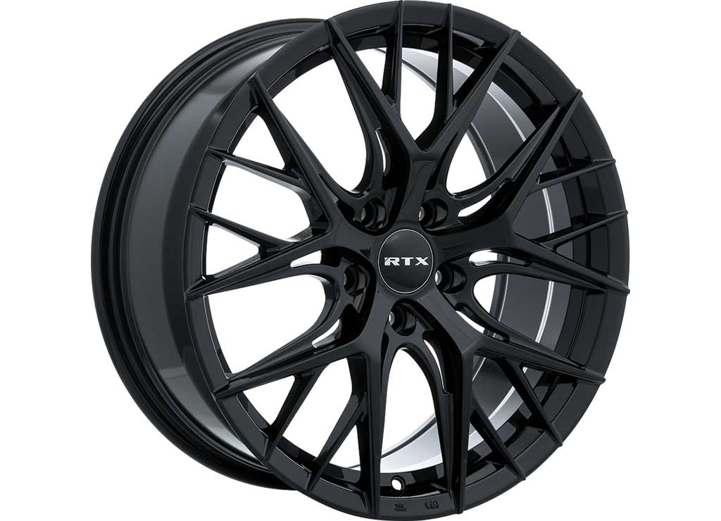 RTX Wheels ET38 20x8.5 5x114.3 +38 mm Offset ET38 CB73.1 Gloss Black Wheel with 73.1 mm Center Bore - 083037 - image 1