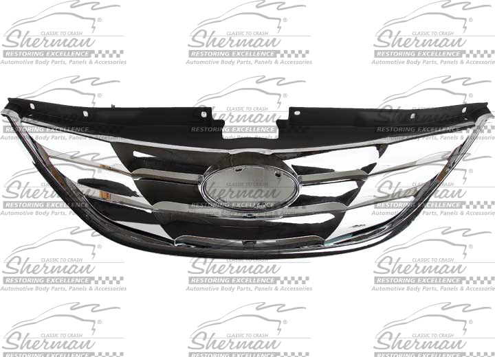 Sherman Parts Grille assembly Type 1, paint to match Hyundai Sonata 2011-2014 - 3198A-99-0 - image 1