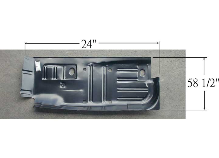 Sherman Parts LH Floor Pan Full Length Mustang Cpe, Fastback 1964-1970 (Modify Rocker Arfor 1969-1970), Cougar 1967-1970 - 465-46CL - image 1