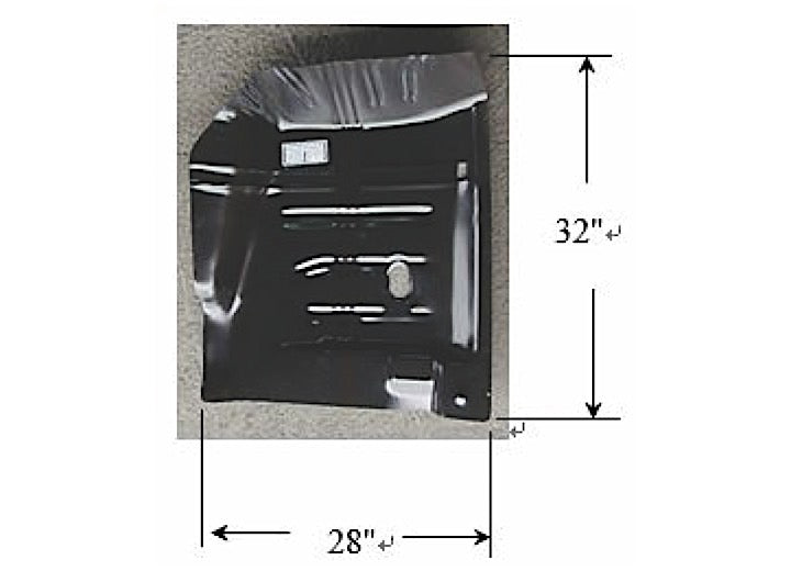 Sherman Parts RH Floor Pan Ft Section Chevelle, Beaumont and Malibu/El Camino, GTO and LeMans, Tempest, Cutlass 1968-1972 Protection - 705-46TR - image 1