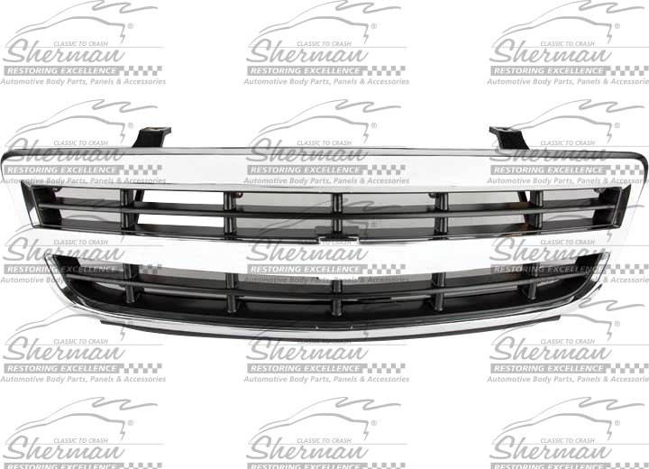 Sherman Parts Grille Assembly Black & Bright Chevrolet Venture 2001-2005 - 765-99-2 - image 1