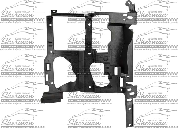 Sherman Parts CAPA Headlamp Mounting Panel Headlamp Housing Support Right 1999-2007 Silver, Sierra and Sub, Yuk 1500 and 2500 - 671-23MPQR - image 1
