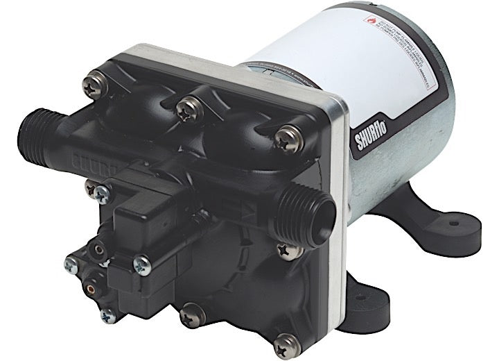 SHURflo Revolution 24 VDC Fresh Water Pump 24 VDC, 3 GPM, 55 PSI, 1/2 in Npsm-Male Ports - 4008-131-E65 - image 1