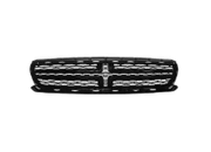 Sherman Parts CAPA Grille assembly without Hood Scoop, without Chrome, Gloss Black Dodge Charger 2015-2023 - CHCHAR15A-99QU - image 1