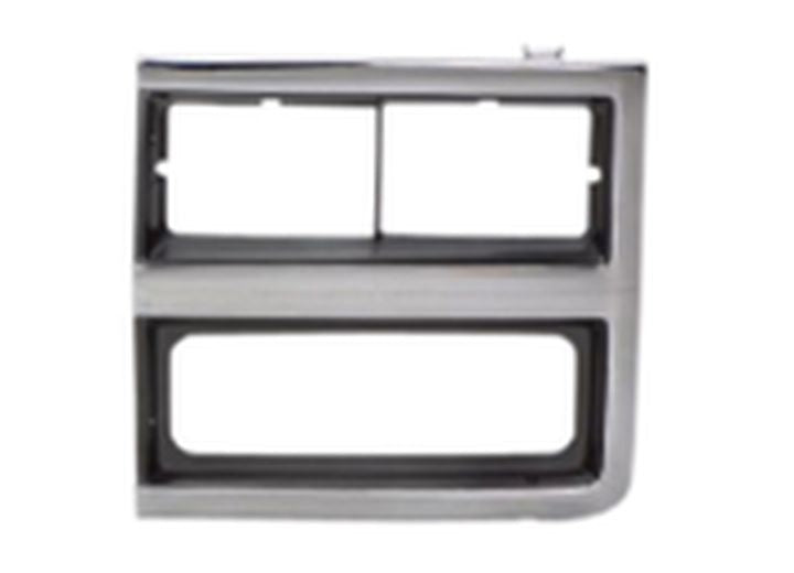 Sherman Parts LH Headlamp Door Chrome/Arg With Dual Rect Headlamp Chevy Blazer/Suburban 1989-1991 - 911-95DL - image 1