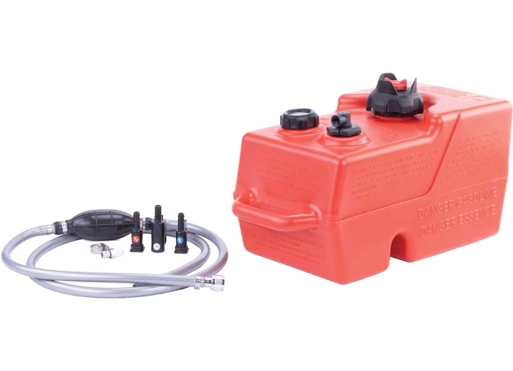 SeaStar All-In-One 3 gal Fuel Tank Kit, 3 Gallon Fuel Tank Capacity - 053703-10 - image 1