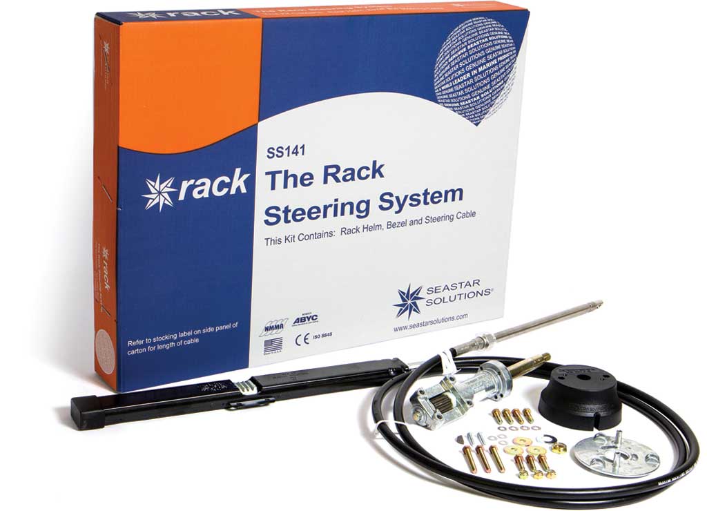 SeaStar 16 ft Single Back Mount Rack Steering System - SS14116 - image 1