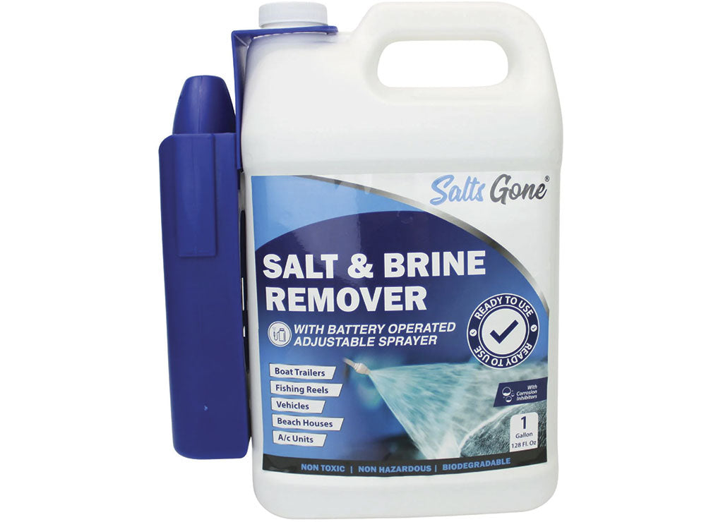 Salts Gone Salt & Brine Remover, Ready To Use With Battery Operated Spayer, 1 gal - SGRTU - image 1