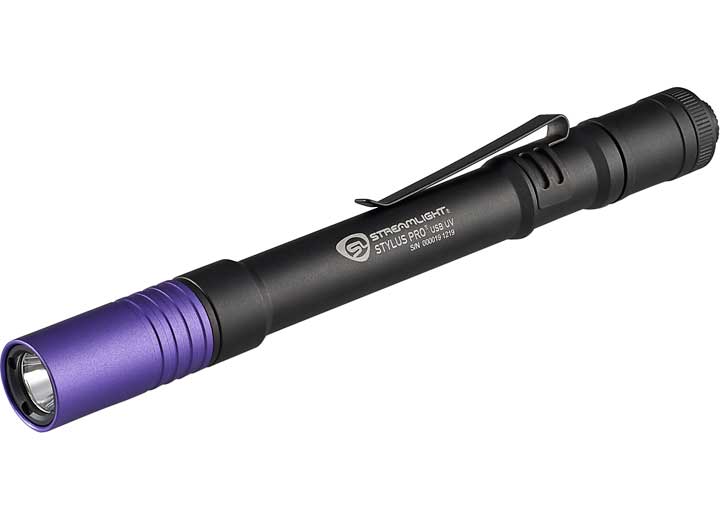 Streamlight Stylus Pro USB UV With USB Cord, Nylon Holster, Black - 66149 - image 1