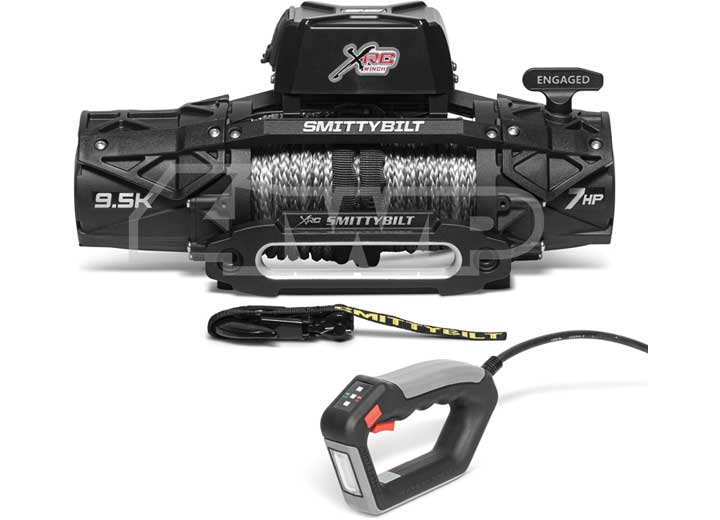 Smittybilt Xrc Gen3 Competition 9,500 lb Winch with Synthetic Rope - 98695 - image 1