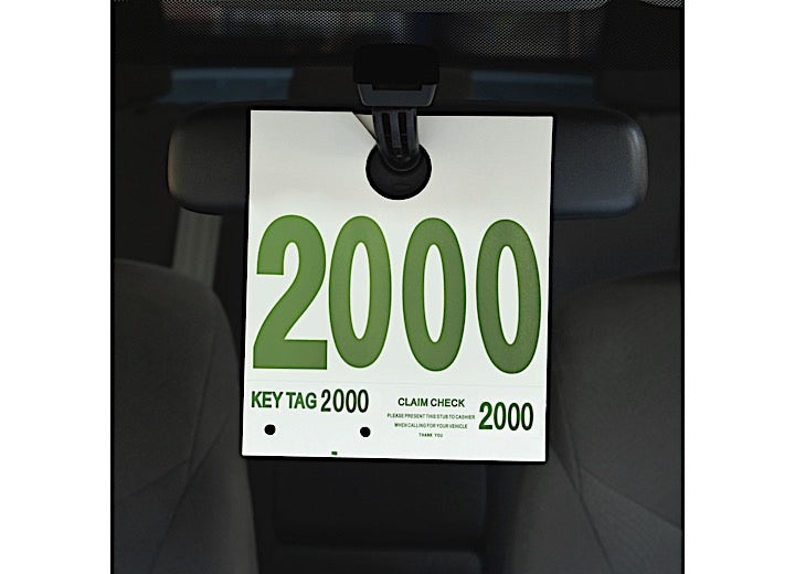 Slip-N-Grip Service Dispatch Numbers Series 2000-2999 7.5 x 6.5 in 1000/Box - FB-P9933-52 - image 1