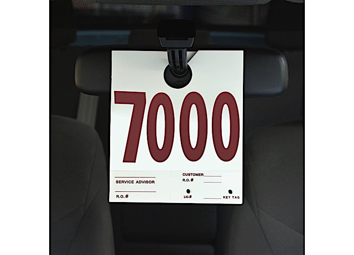 Slip-N-Grip Service Dispatch Numbers Series 7000-7999 7.5 x 6.5 in 1000/Box - FB-P9933-57 - image 1