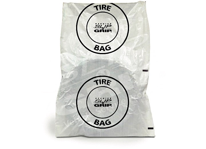 Slip-N-Grip Xlarge Tire Bag-White 47 x 48 in 1.25 Mil 125/Roll - FG-P9933-91 - image 1