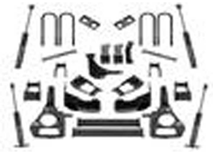 Superlift 4WD 4 in Lift Kit With Shocks for 2000-2010 Ford Ranger - K358 - image 1