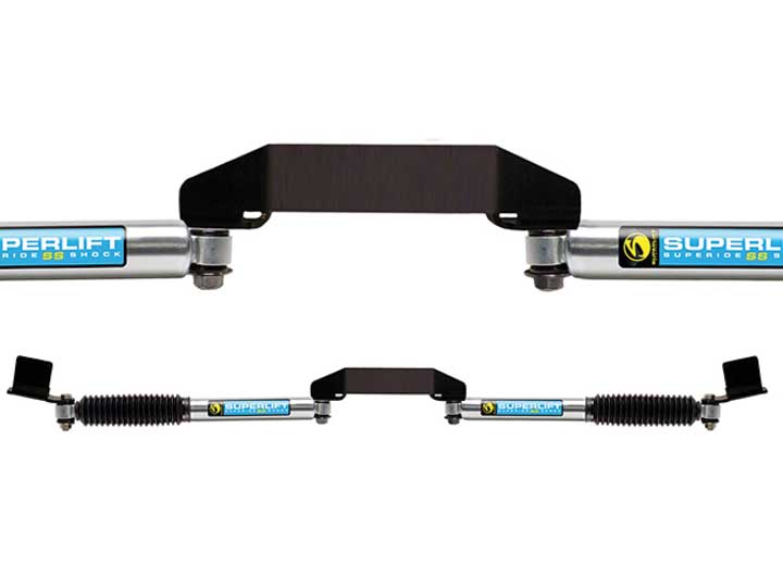 Superlift 2005-2022 Ford F-250/F-350 Super Duty (With 3 in Or Greater Lift Height) Dual Steering Stabilizer Kit - 92730 - image 1