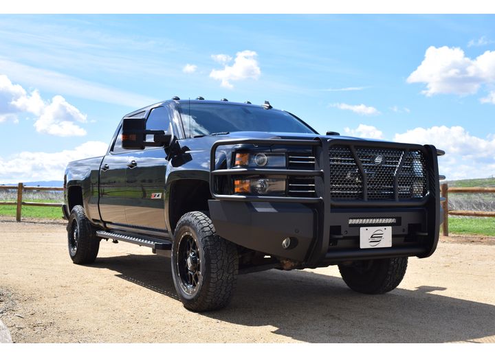 Steelcraft 2015-2019 Silverado 2500/3500 Elevation Front Bumper Replacement Fine Textured Black - 60-10440 - image 1