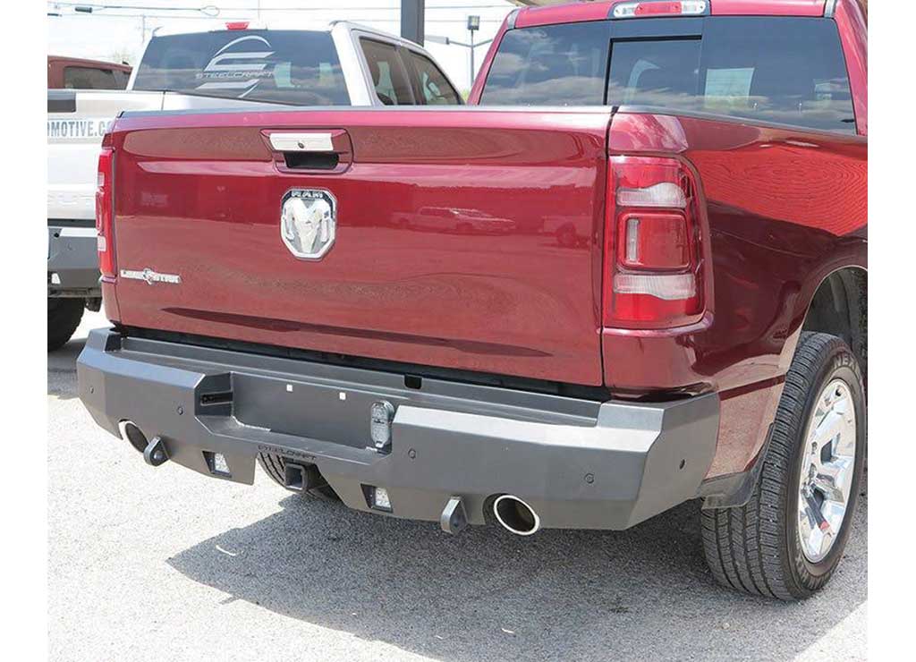 Steelcraft 2019-2024 Ram 1500 Textured Black Fortis Rear Bumper - 76-22270 - image 1