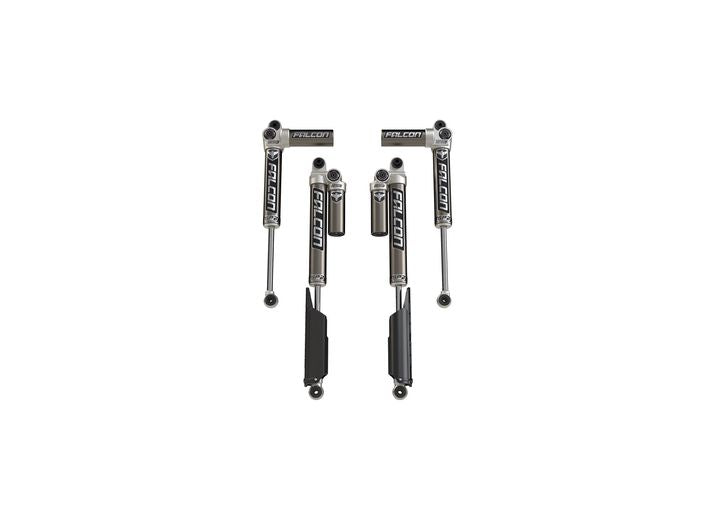 Teraflex JL 4Dr Ecodiesel: Falcon SP2 3.3 Fast Adjust Piggyback Shock Kit (2-4.5 in Lift) for 2018-2024 Jeep Wrangler - 11-02-33-400-202 - image 1